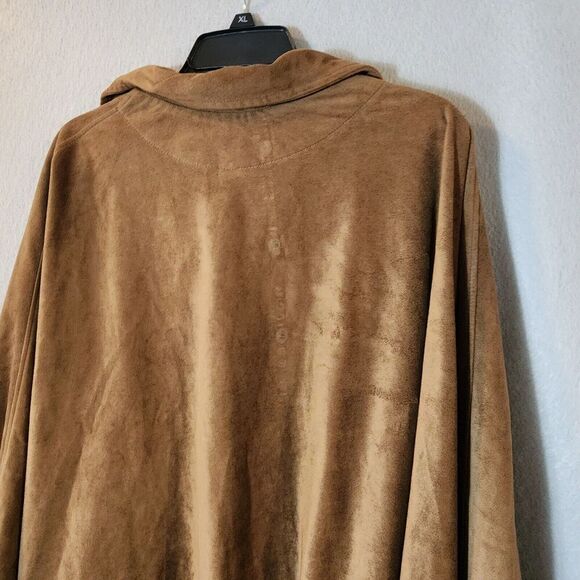 VTG Milton Funwear Poncho Adult Women L / XL Boho Native Indian Feather Costume - Picture 14 of 14